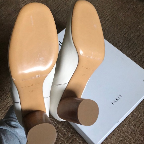 SANDRO • Authentic off white Sacha boots - Picture 6 of 6